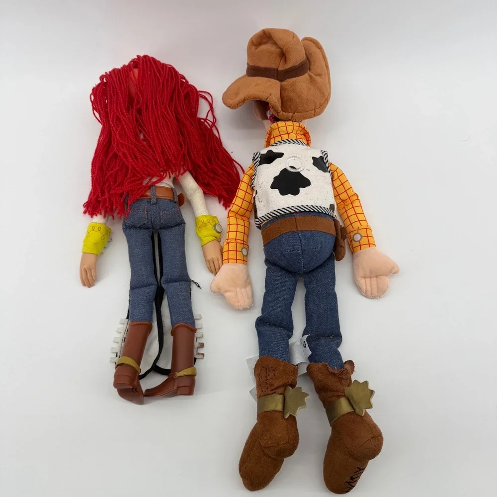Disney Store Toy Story Woody Plush‎ & Jessie Doll Lot Jessie Talking Works